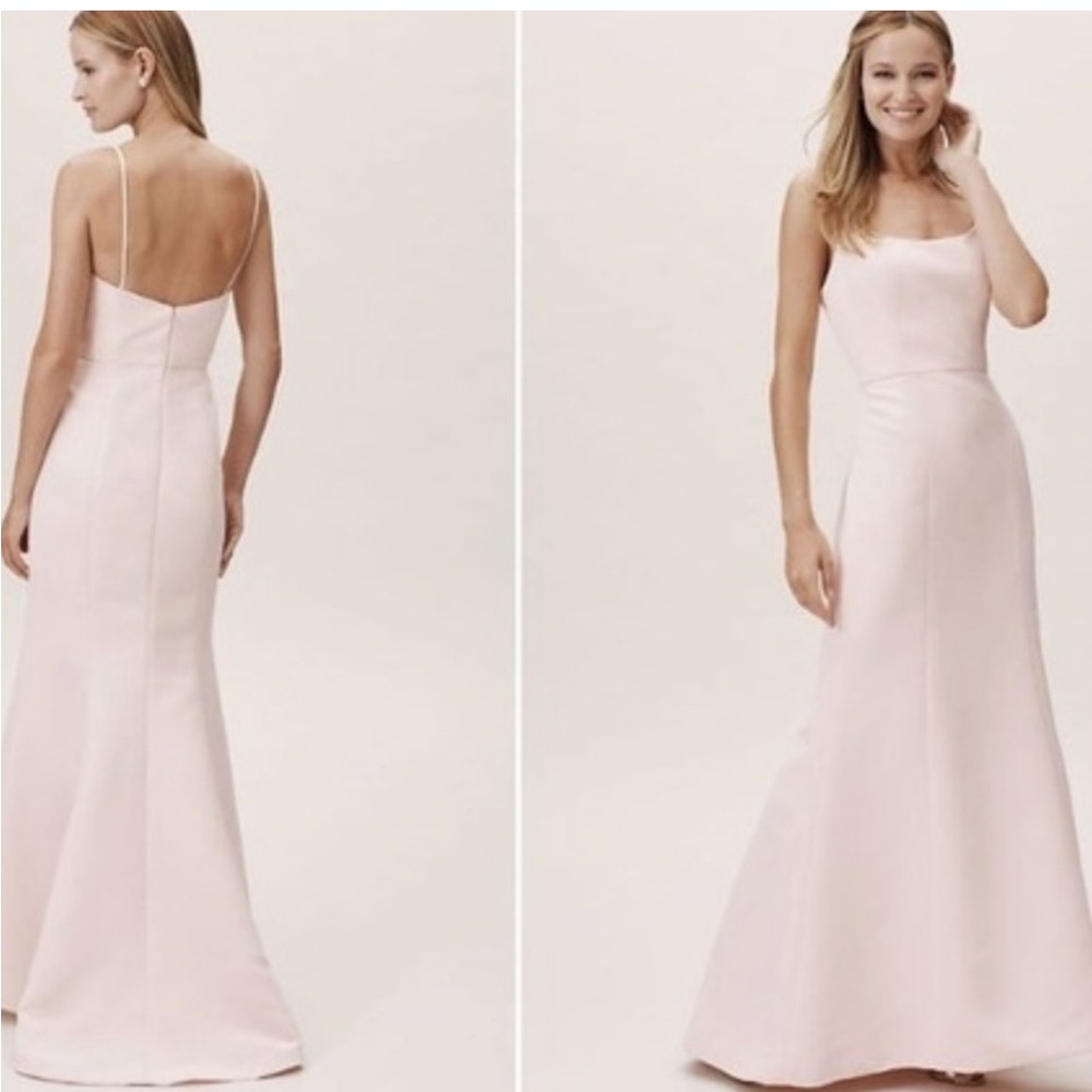 Amsale Bridesmaid Dress Style Moe in Ballet Faille Size 2